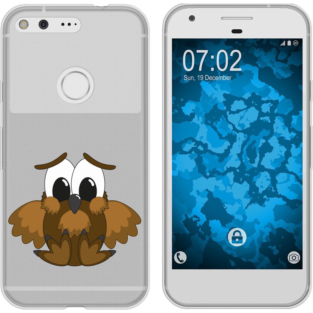 PhoneNatic Case kompatibel mit Google Pixel Silikon-Hülle Cutiemals M9