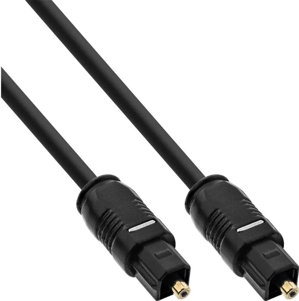 InLine 89916 Toslink 15m | Cavo Audio Digitale Ottico S/PDIF Nero