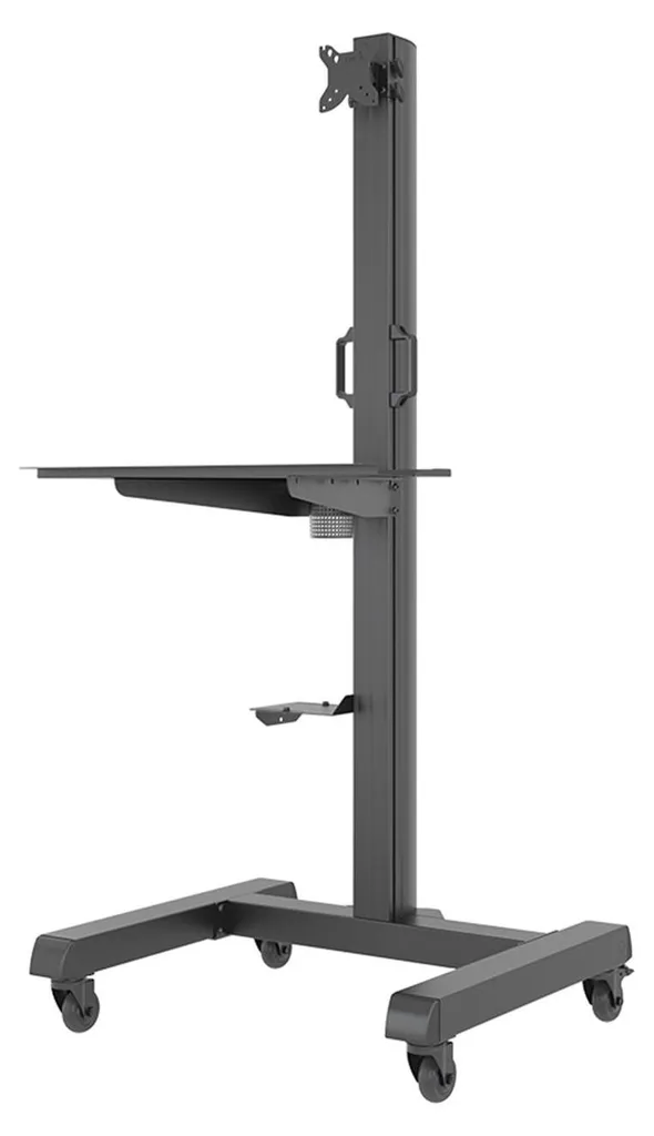 Chariot mobile pour moniteur 1 écran 15"-32" - Support écran réglable