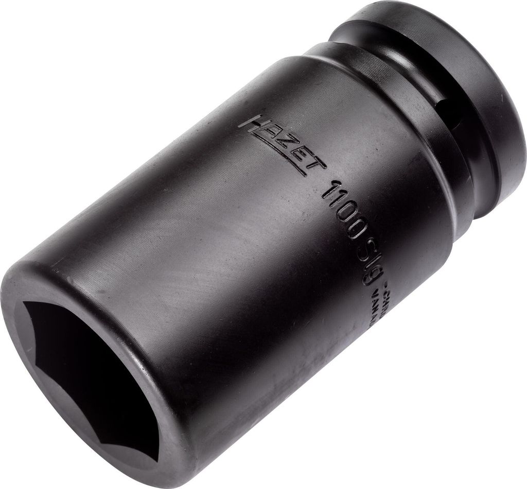 Hazet Schlag-Maschinenschrauber Steckschlüsseleinsatz 1100SLG-38, 1 (25 mm) Vierkant hohl, Außen Sechskant Profil, SW 38 mm