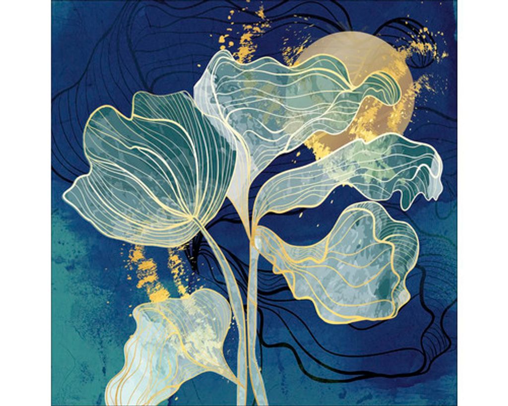 Glasbild In The Moonlight II 30x30 cm