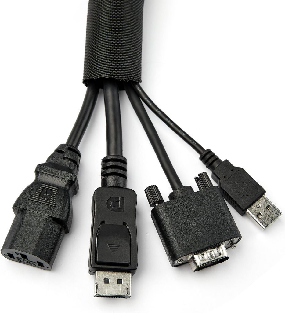 StarTech.com 15' (4.6m) Cable Management Sleeve/Wrap