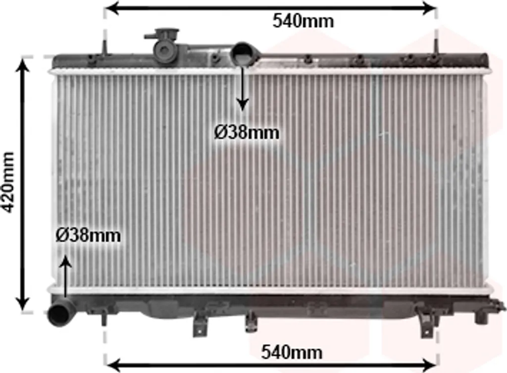Radiateur de remplacement pour moteur surchauffé 1.6i 2.0i 2.5i 16V