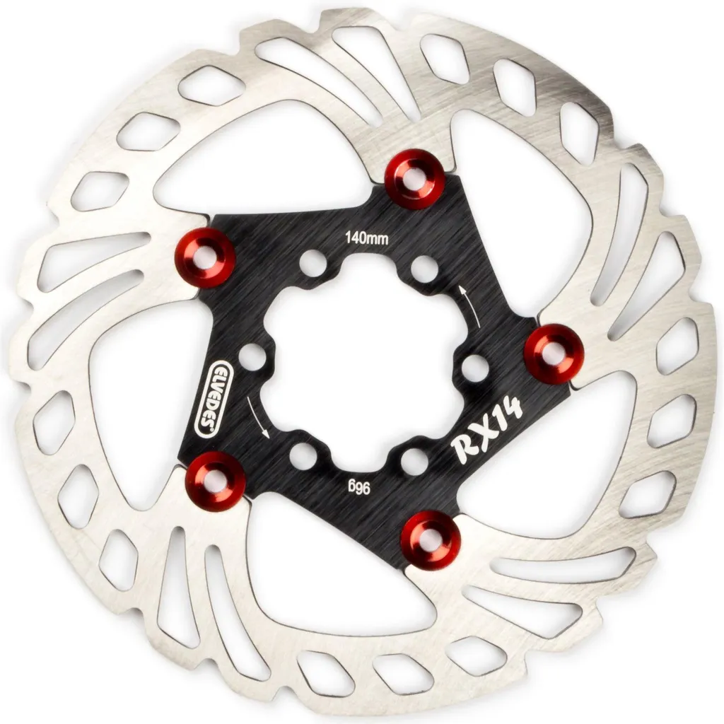 Disque VTT ELVEDEN RX14 140 mm flottant 6 trous pour un freinage optimal
