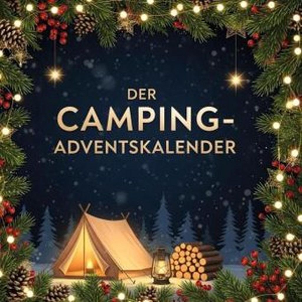 Camping Adventskalender für Abenteurer mit praktischen Produktbild 
