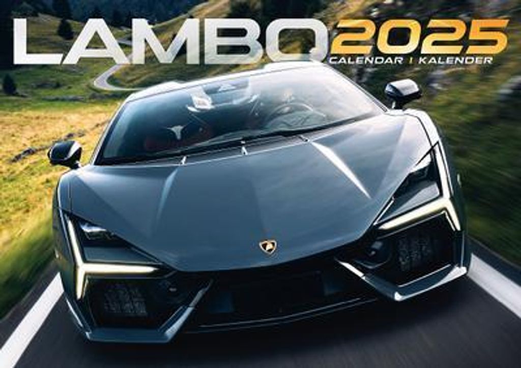 Lamborghini Kalender 2025 Produktbild 