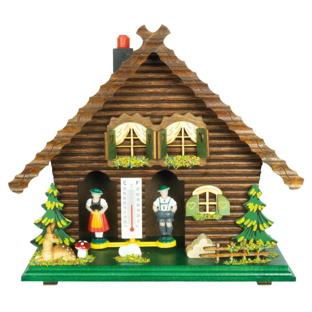 Schwarzwaldklok Schwarzwald-huis weerhuisje TU 805 PQ