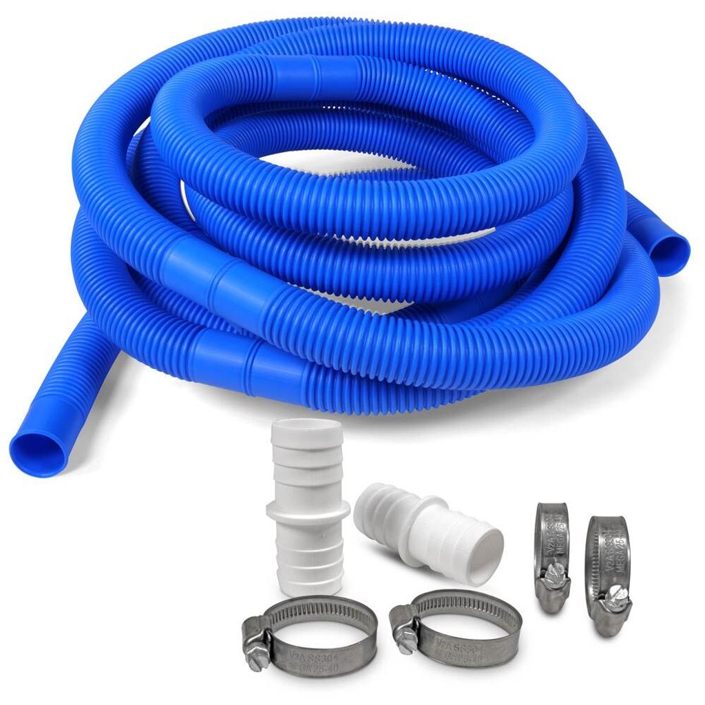 SET> 6,00m Schwimmbad Schlauch, blau Ø 32mm Produktbild 