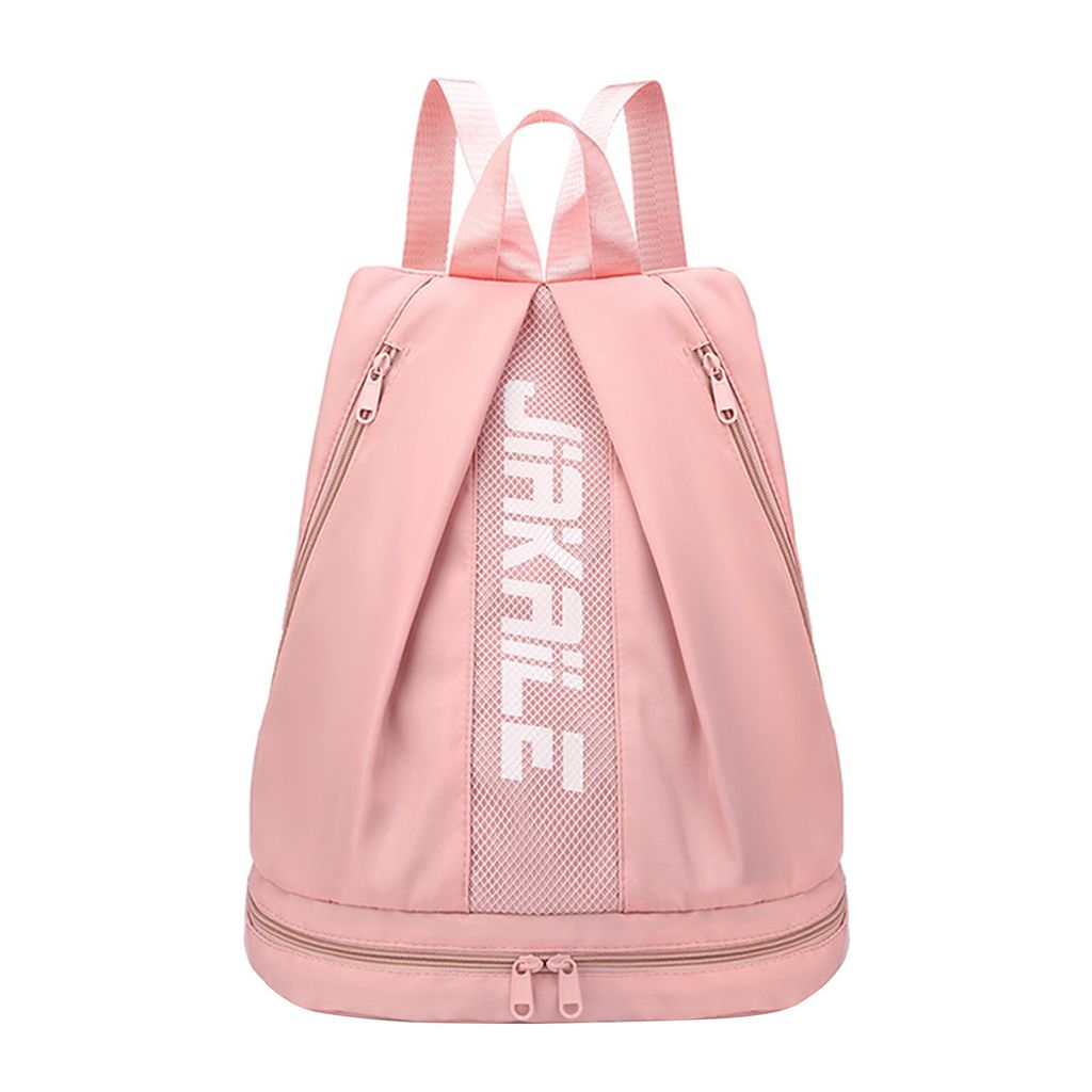 Rucksack, Sporttasche mit Schuhfach, verstellbarem Schultergurt, Reißverschluss, große Kapazität, Reisetasche, tragbar, für Damen und Mädchen,...