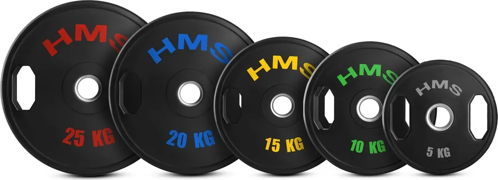 Disques de musculation 2 x 25 kg pour Home Gym et haltérophilie pro