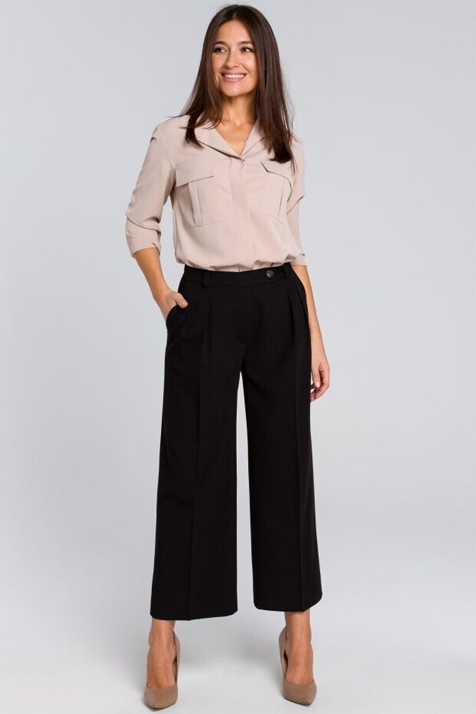 Stylove Damen-Culottes Blanchessant S139 schwarz L