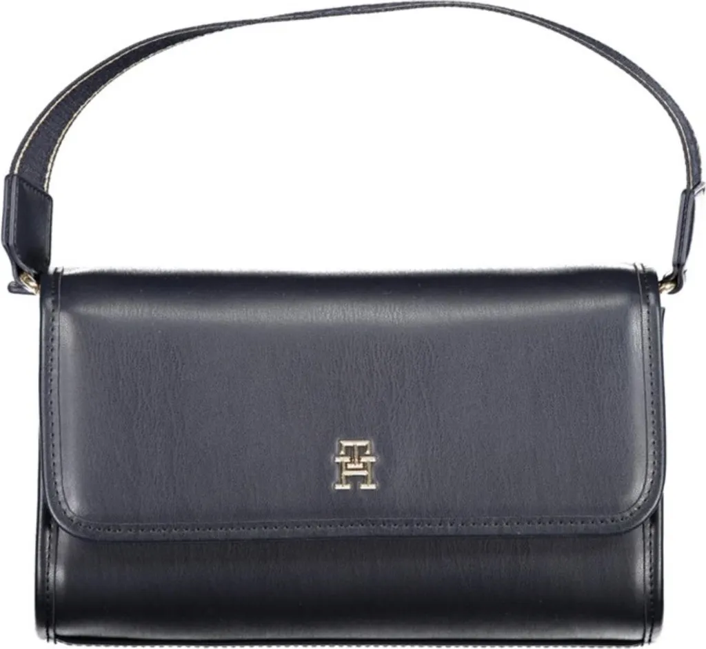 Cabas Femme Tommy Hilfiger AW0AW16162 en similicuir bleu marine chic