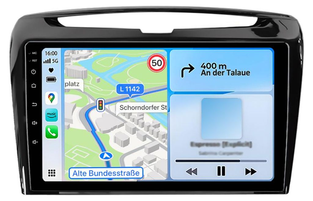 9 Zoll 6+128GB Android Autoradio für Lancia Ypsilon 2012-2020 CarPlay Android Auto 4G WiFi GPS Navi 8Kern RDS DSP DAB+