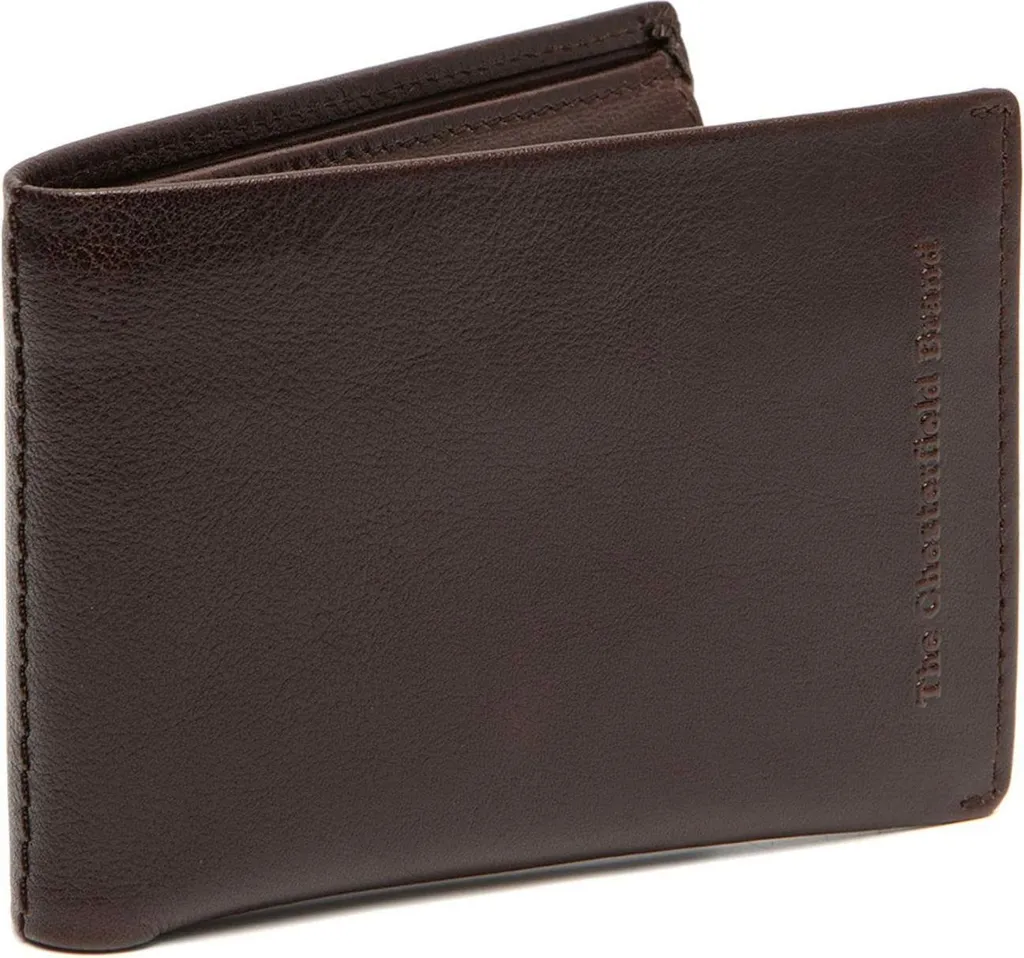 Portafoglio Ohio Brown The Chesterfield Brand - Pelle Cerata Marrone