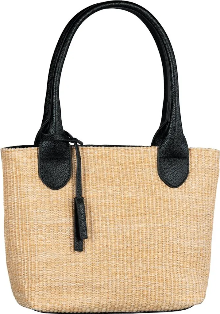 Borsa Donna Tom Tailor Sharon Nero - Shopper Media Zip Trendy 2026