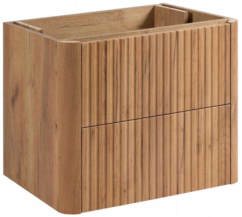 Rodan Mobile Sottolavabo 60cm - Sospeso - Scanalato Rovere Immagine del prodotto 