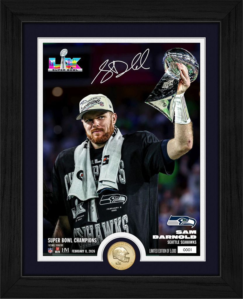 Sam Darnold Seattle Seahawks Super Bowl LX Lombardi Bild