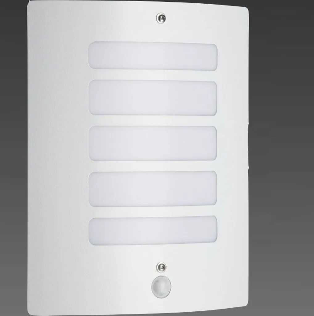 Luminaire extérieur mural blanc Todd Brilliant E27 détecteur de présence