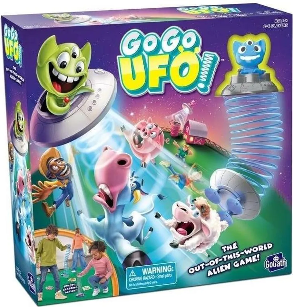 Jeu d'arcade Go Go UFO Goliath idéal pour anniversaire et fête