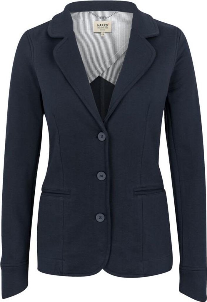 HAKRO Damen Sweatblazer Premium 260, tinte, M