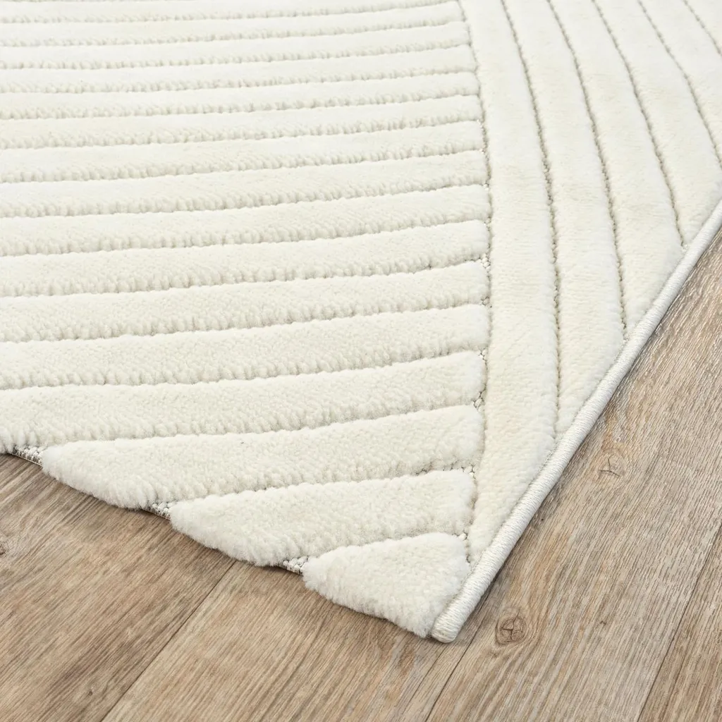 Tapis doux en relief GEMGRAF - Texture 3D moelleuse pour votre salon - 5