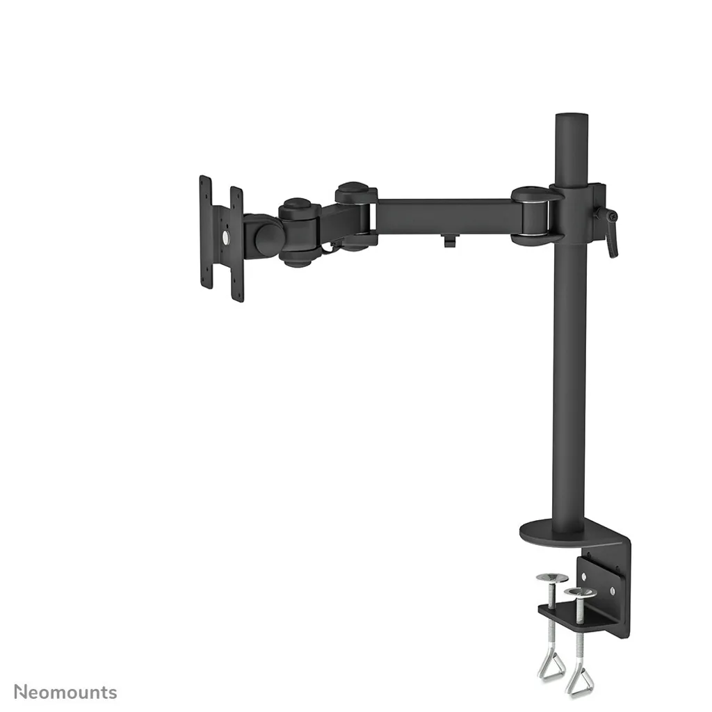 Support de Moniteur pour Télétravail 10-30 Pouces Orientable Noir Robuste - 5