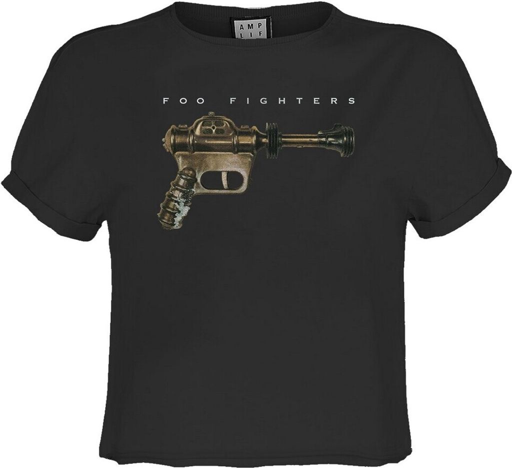 Amplified - "Ray Gun" kurzes T-Shirt für Damen GD1858 (M) (Holzkohle)