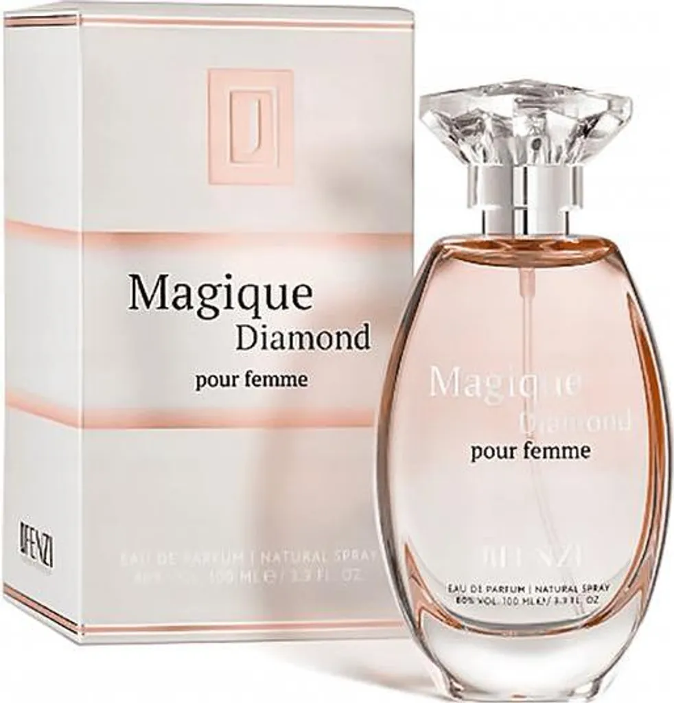 Magique Diamond Eau de Parfum J.FENZI 100 ml avec Notes de Musc et Fleurs