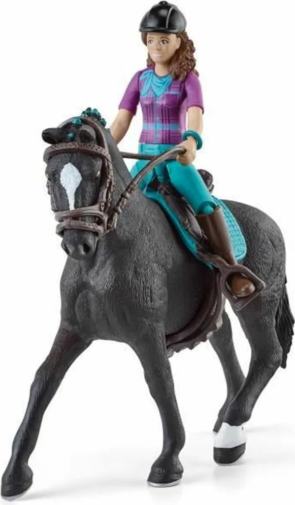Figurine Schleich 42541 Lisa et Storm articulée avec finitions soignées