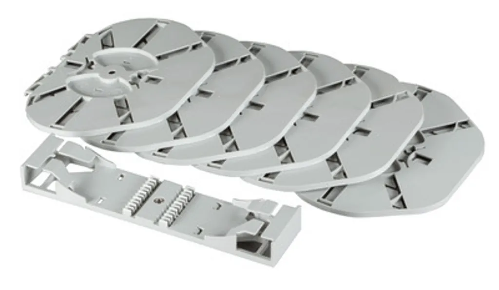 Cassettes d'épissure fibre optique 4x12 pour tiroir réseau