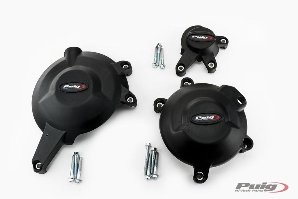 PUIG 20134N Motorschutzhauben passend fuer KAWASAKI ER-6N Schwarz