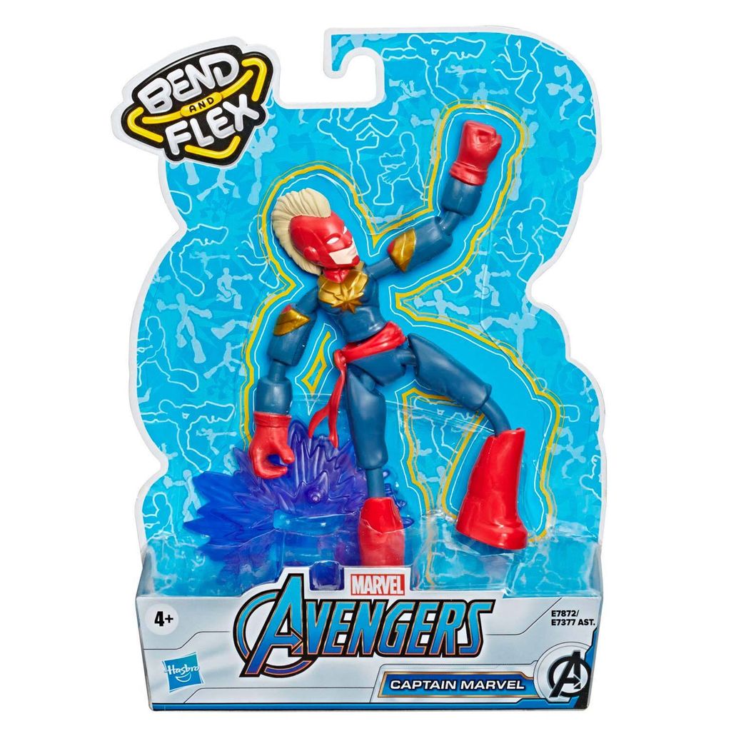 Hasbro Avengers Actionfigur - Captain Marvel flexibles Spielfigur 15cm