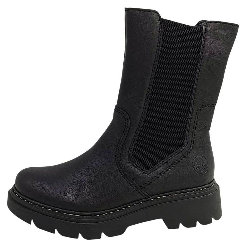 Buty Rieker z wygodną ciepłą podszewką w kolorze czarnym, Zdjęcie produktu 