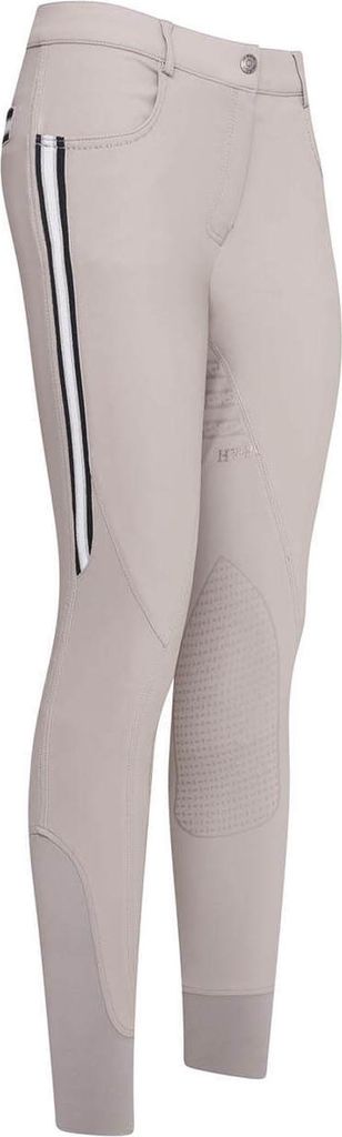 HV Polo Damen Reithose Riding Breeches HVPMarijn FSS Classic Full Grip Vollbesatz Damenreithose Taupe 42
