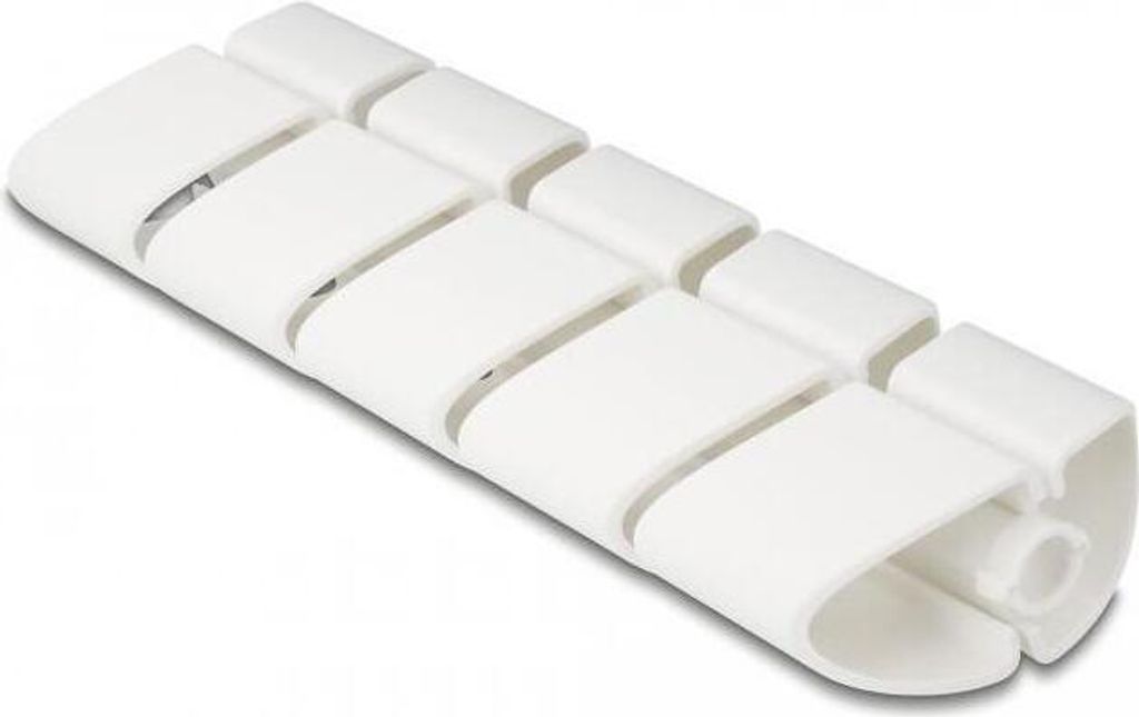DELOCK Kabelkanal Befestigungselement 75x45mm 5 Stück weiß