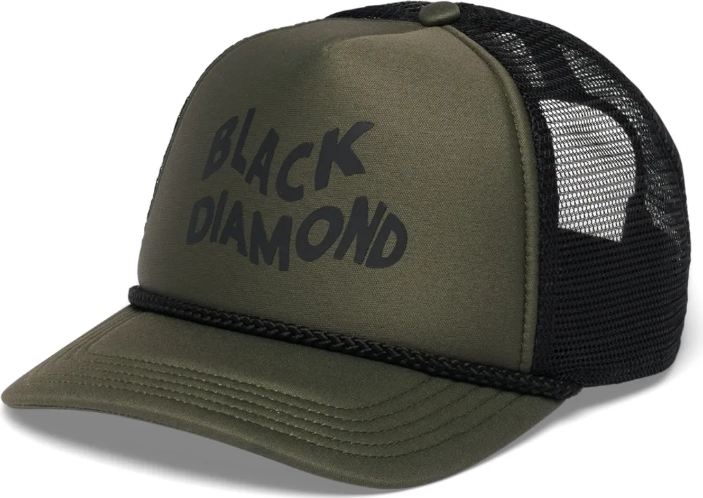 Casquette Trucker réglable 9687 Black Diamond anti-transpiration noir