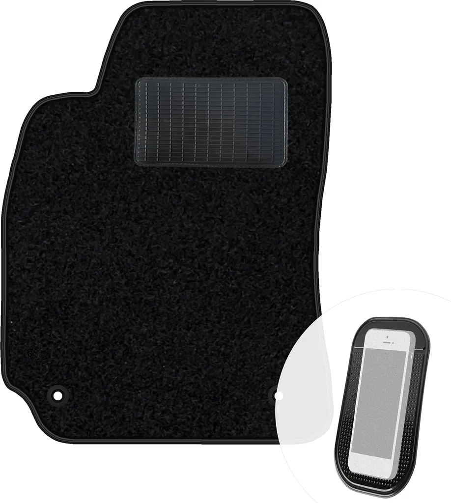 Ricambio Tappetino Guida Passat B5 (1996-2000) Velours Nero 1 Pezzo