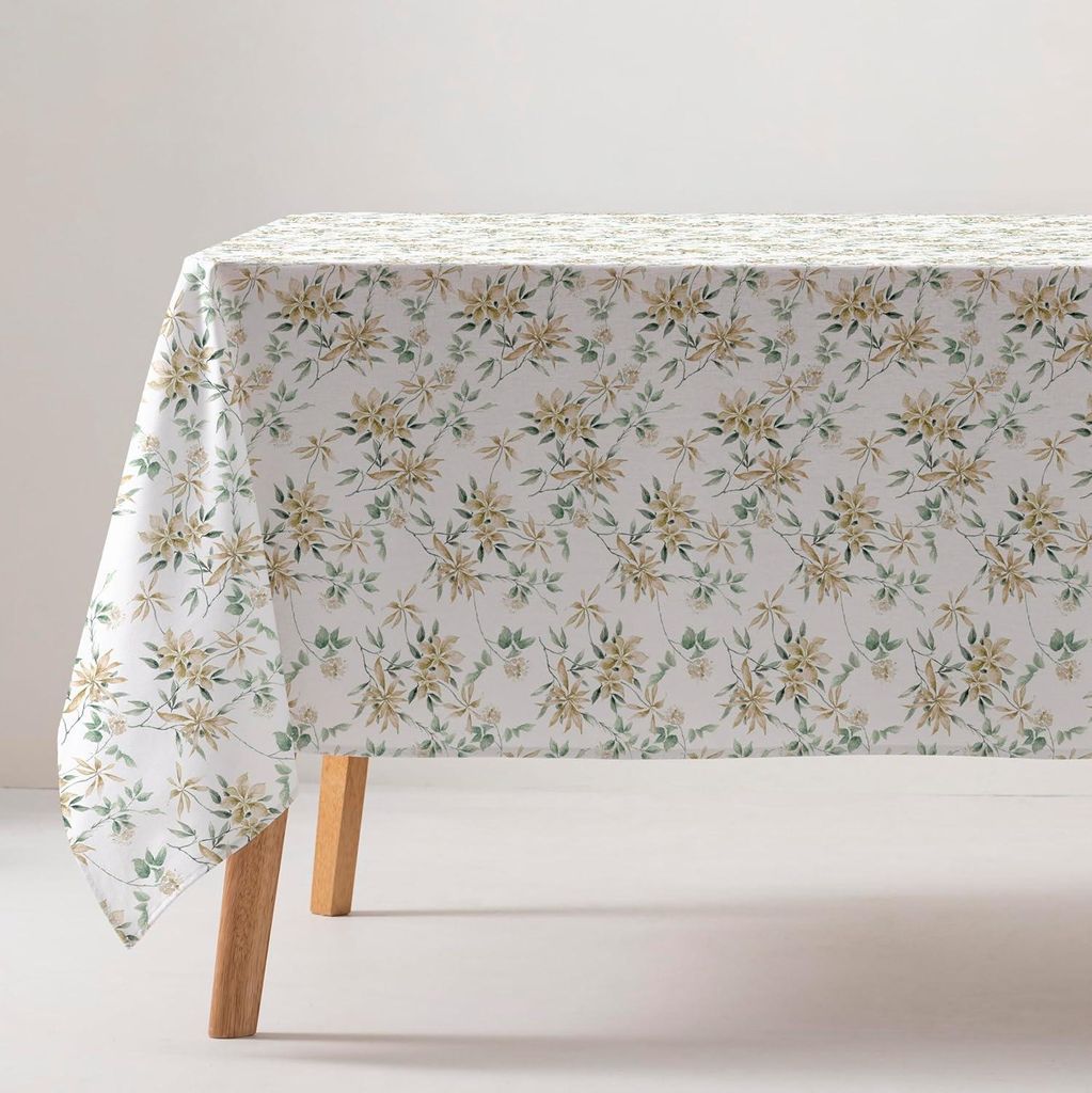 Tischdecke für den Esstisch Baumwolle Rechteckig Fleckenabweisend Elegant 140x300 cm