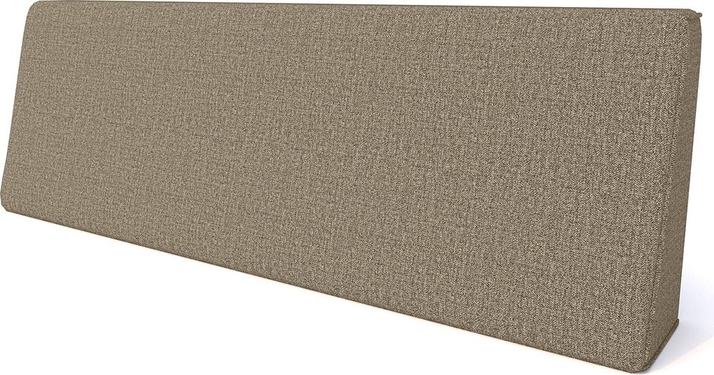 Pillows24 - Palettenkissen mit abnehmbarem Bezug - Rückenkissen | Polster für Europaletten 120x80 Sofa - Wasserfest - Outdoor/Indoor | Cappuccino