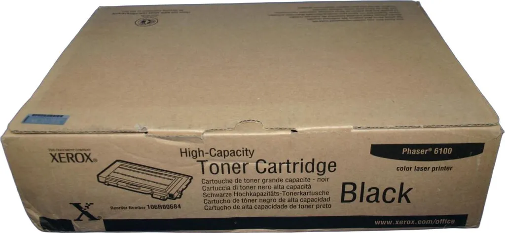 Toner noir Xerox 106R00684 pour documents administratifs et bureautique
