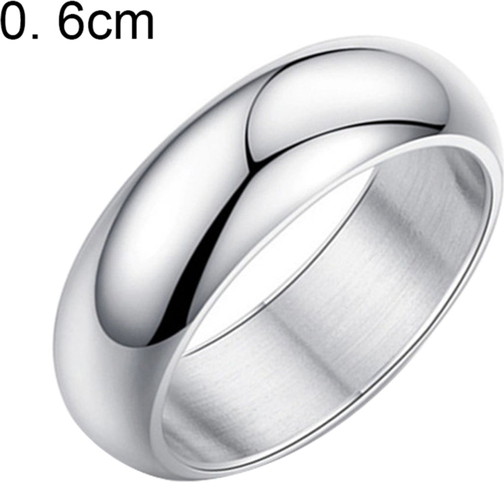 Uni Mode Edelstahl Verlobung Paar Band Fingerringe Schmuck Geschenk-Female US 6
