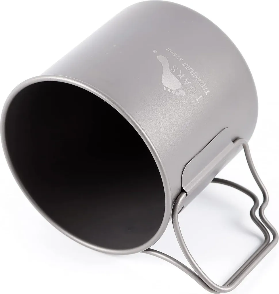 Mug titane 375ml - Finissez-en avec la vaisselle de camping lourde et fragile