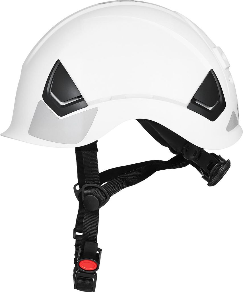 SucceBuy Schutzhelm ANSI/ISEA Z89.1-, Sicherheitshelm Klasse C mit 6-Punkt-Ratschenaufhängung, verstellbarer belüfteter Industriehelm für Bauarb...