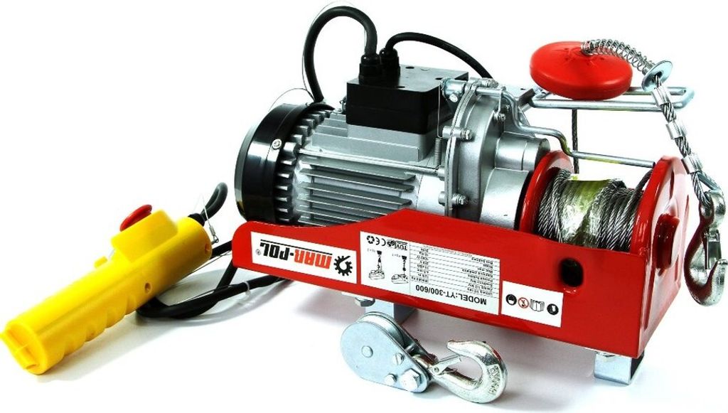 Elektrický kladkostroj 600/300kg 540W 230V Obrázok produktu 