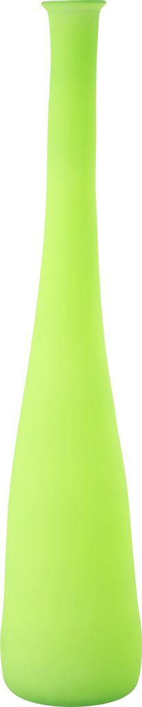 J-Line Vase Bottle Glass Neon Green Large