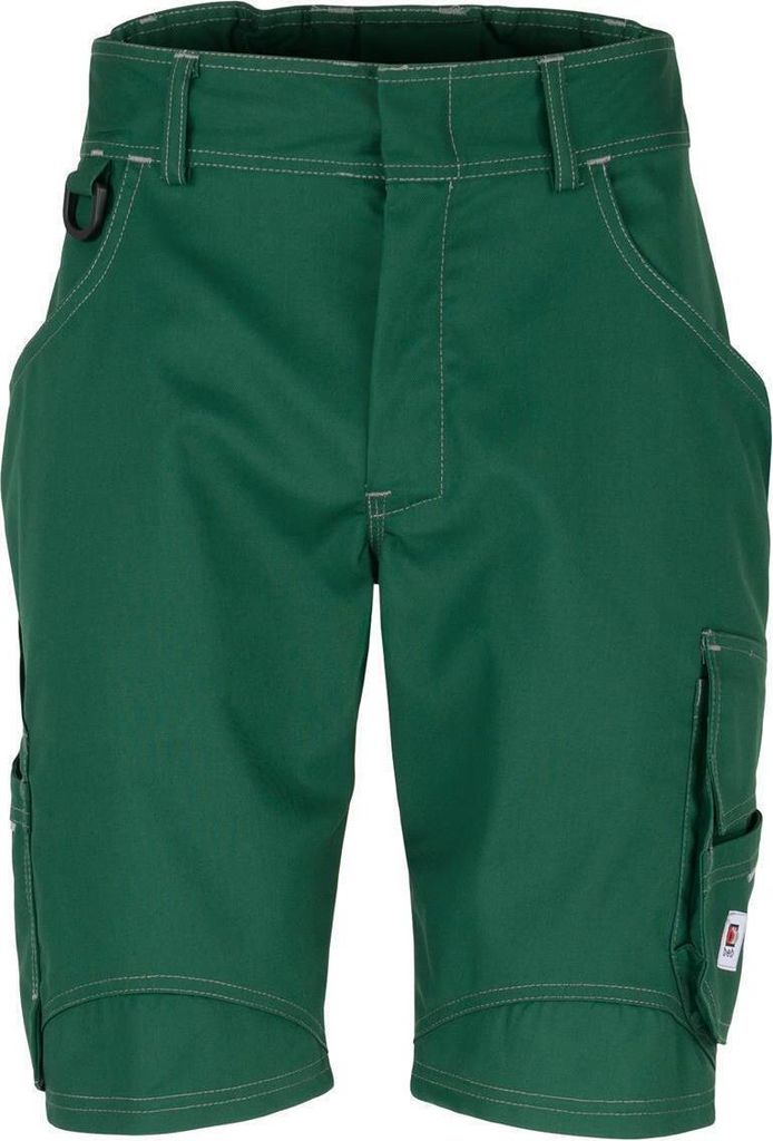 beb HANDWERK Herren Shorts FLEX Polyestermix Grün/Schwarz 56