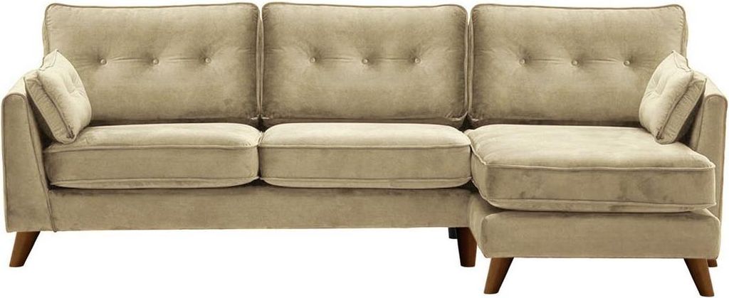 Rechtsseitiges Ecksofa Magnus-Velluto 3-dark oak