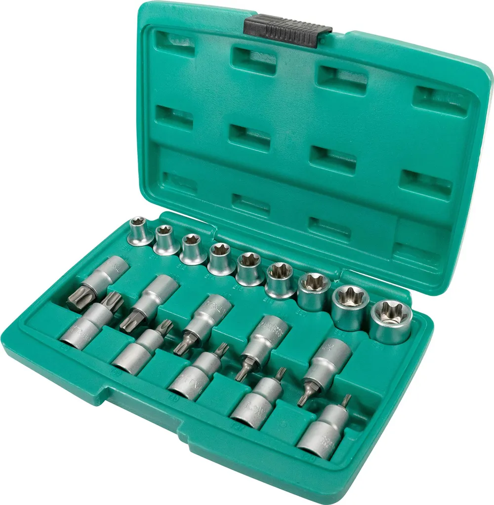 WIESEMANN 1893 Set 19 Chiavi a Bussola Torx 1/2" Qualità Tedesca