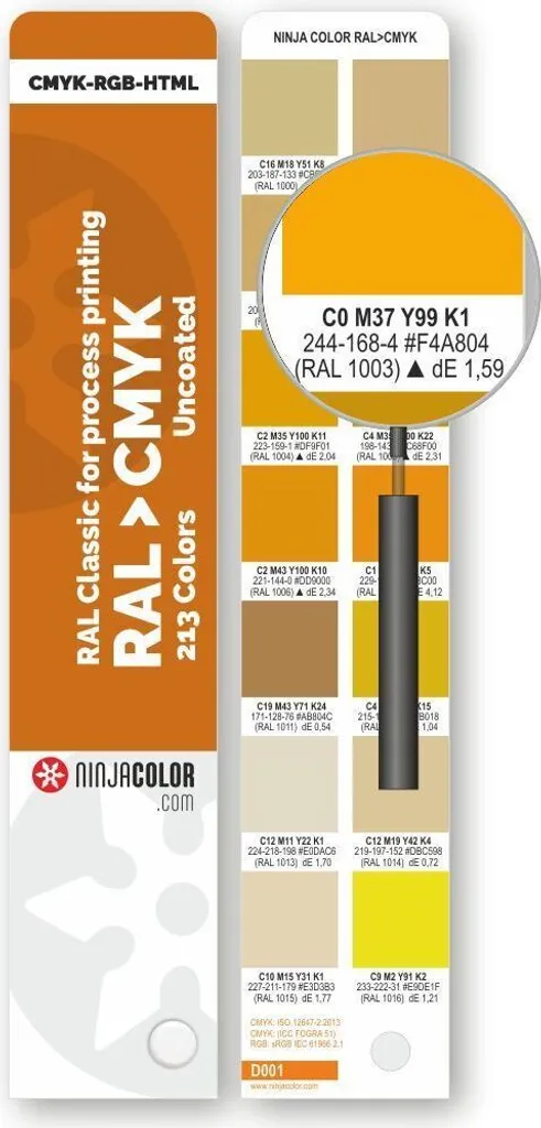 Acquista NinjaCOLOR RAL CMYK Uncoated - Massima Fedeltà Cromatica