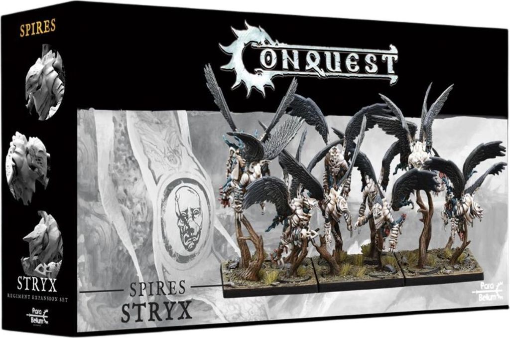 Spires Stryx Tabletop-Miniaturen, 12er Set, 38 mm Maßstab, 6,8 cm hoch, flugfähig